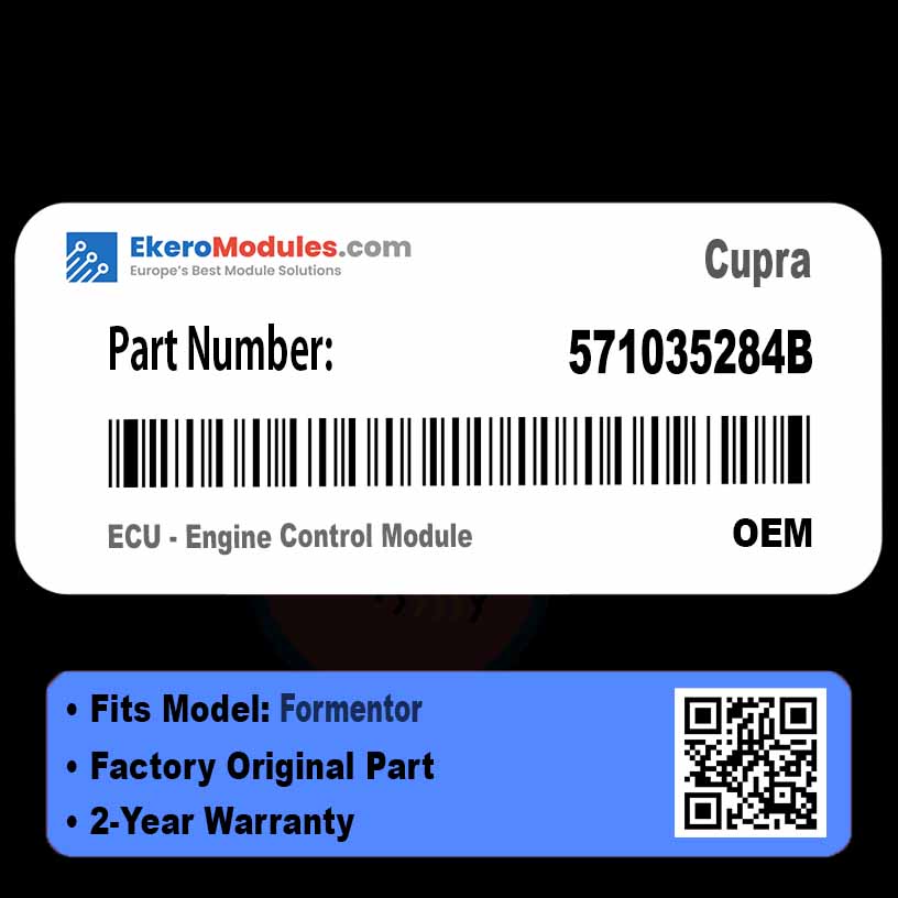 571035284B ECU - Engine Control Module | Cupra Formentor | Genuine OEM Part