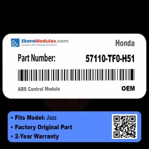 57110-TF0-H51 ABS Control Module | Honda Jazz | Genuine OEM Part
