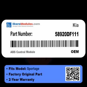 58920DF111 ABS Control Module | Kia Sportage | Genuine OEM Part