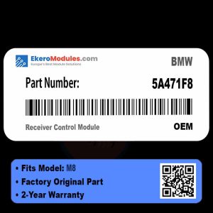 5A471F8 Receiver Control Module | BMW M8 | Genuine OEM Part