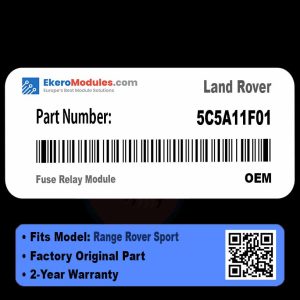 5C5A11F01 Fuse Relay Module | Land Rover Range Rover Sport | Genuine OEM Part