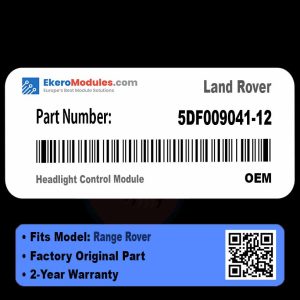 5DF009041-12 Headlight Control Module | Land Rover Range Rover | Genuine OEM Part