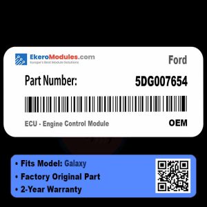 5DG007654 ECU - Engine Control Module | Ford Galaxy | Genuine OEM Part