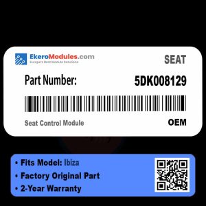 5DK008129 Seat Control Module | SEAT Ibiza | Genuine OEM Part