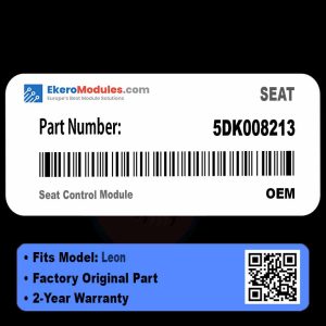 5DK008213 Seat Control Module | SEAT Leon | Genuine OEM Part