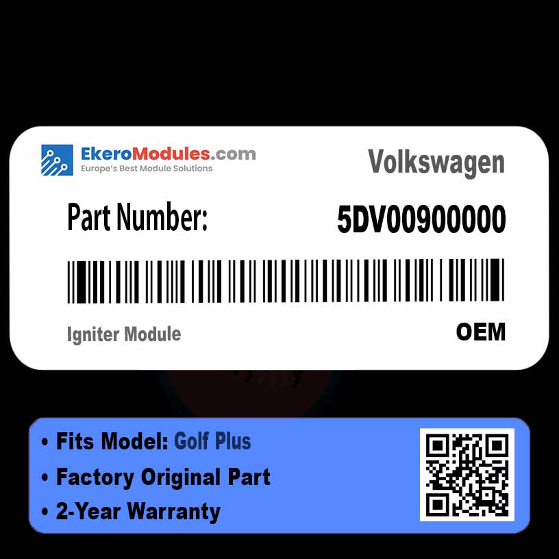 5DV00900000 Igniter Module | Volkswagen Golf Plus | Genuine OEM Part