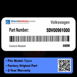 5DV00961000 Control Module | Volkswagen Tiguan | Genuine OEM Part