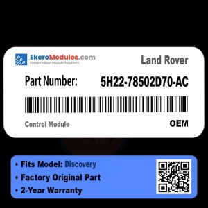 5H22-78502D70-AC Control Module | Land Rover Discovery | Genuine OEM Part