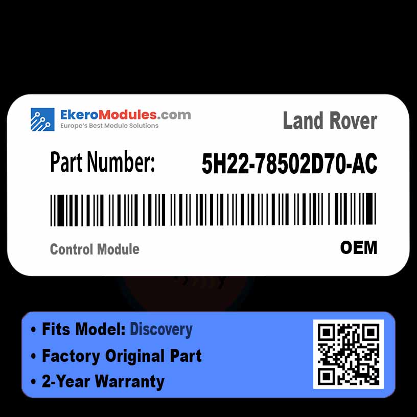 5H22-78502D70-AC Control Module | Land Rover Discovery | Genuine OEM Part