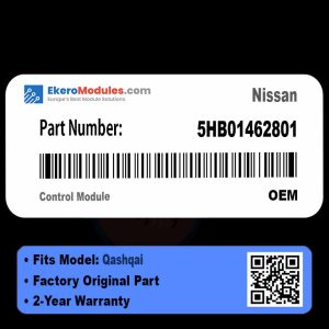 5HB01462801 Control Module | Nissan Qashqai | Genuine OEM Part