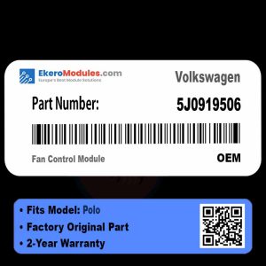 5J0919506 Fan Control Module | Volkswagen Polo | Genuine OEM Part