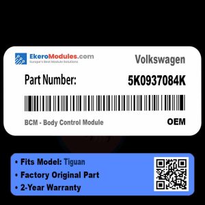 5K0937084K BCM - Body Control Module | Volkswagen Tiguan | Genuine OEM Part