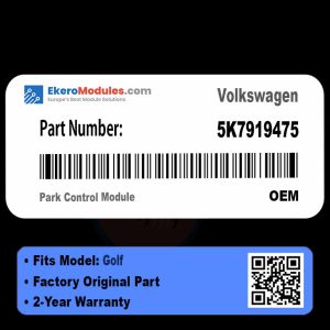 5K7919475 Park Control Module | Volkswagen Golf | Genuine OEM Part