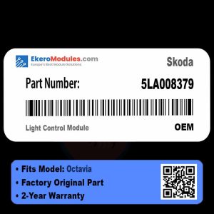 5LA008379 Light Control Module | Skoda Octavia | Genuine OEM Part