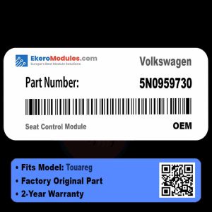 5N0959730 Seat Control Module | Volkswagen Touareg | Genuine OEM Part