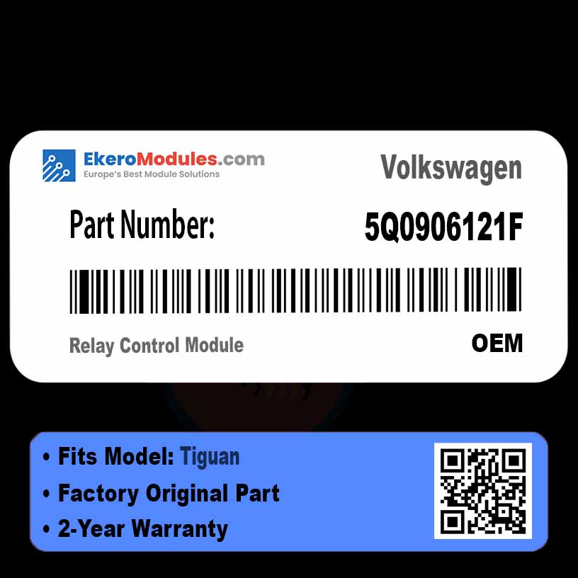 5Q0906121F Relay Control Module | Volkswagen Tiguan | Genuine OEM Part