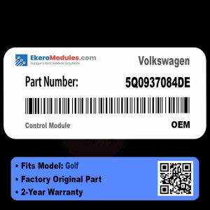 5Q0937084DE Control Module | Volkswagen Golf | Genuine OEM Part