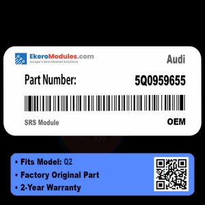 5Q0959655 SRS Module | Audi Q2 | Genuine OEM Part
