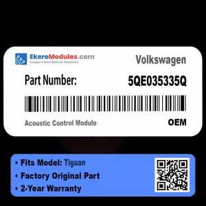 5QE035335Q Acoustic Control Module | Volkswagen Tiguan | Genuine OEM Part