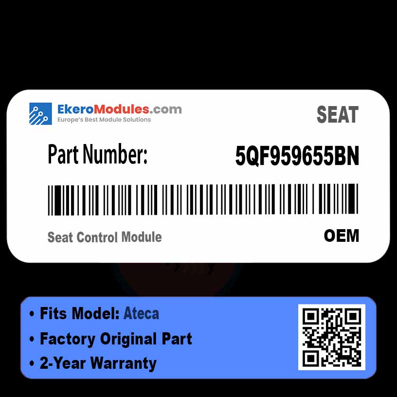 5QF959655BN Seat Control Module | SEAT Ateca | Genuine OEM Part