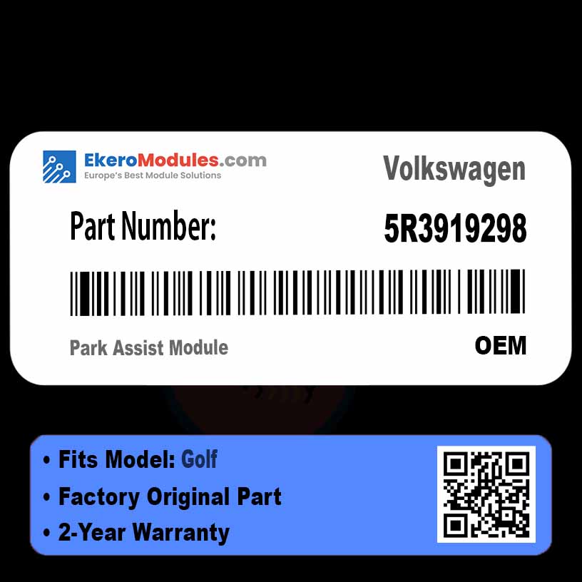 5R3919298 Park Assist Module | Volkswagen Golf | Genuine OEM Part