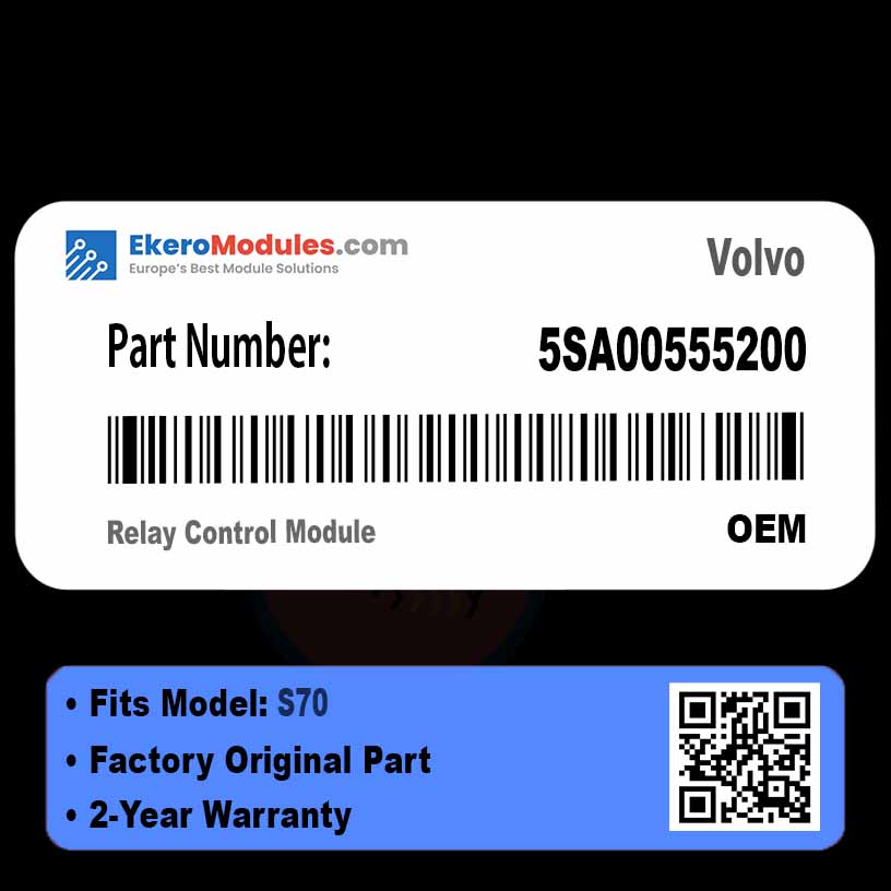 5SA00555200 Relay Control Module | Volvo S70 | Genuine OEM Part