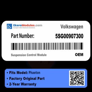 5SG00907300 Suspension Control Module | Volkswagen Phaeton | Genuine OEM Part