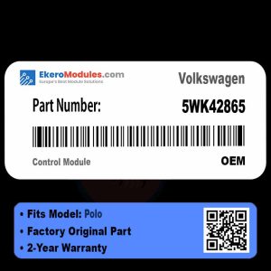 5WK42865 Control Module | Volkswagen Polo | Genuine OEM Part