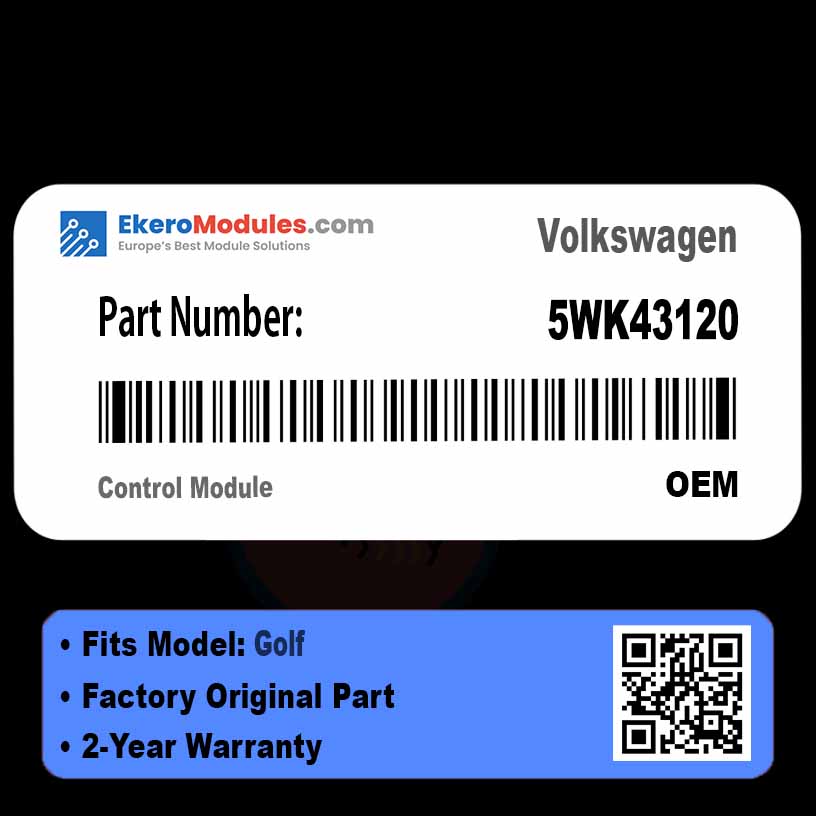 5WK43120 Control Module | Volkswagen Golf | Genuine OEM Part