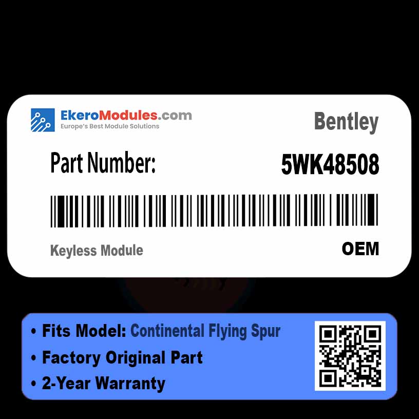 5WK48508 Keyless Module | Bentley Continental Flying Spur | Genuine OEM Part
