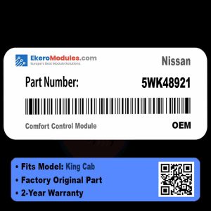 5WK48921 Comfort Control Module | Nissan King Cab | Genuine OEM Part