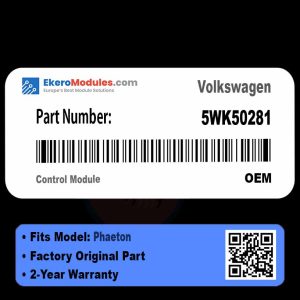 5WK50281 Control Module | Volkswagen Phaeton | Genuine OEM Part