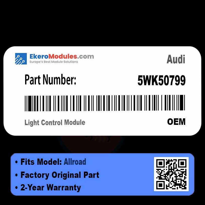 5WK50799 Light Control Module | Audi Allroad | Genuine OEM Part
