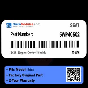 5WP40502 ECU - Engine Control Module | SEAT Ibiza | Genuine OEM Part