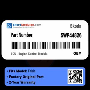 5WP44826 ECU - Engine Control Module | Skoda Fabia | Genuine OEM Part