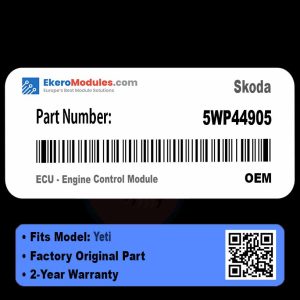 5WP44905 ECU - Engine Control Module | Skoda Yeti | Genuine OEM Part