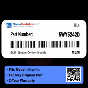 5WY5242D ECU - Engine Control Module | Kia Magentis | Genuine OEM Part