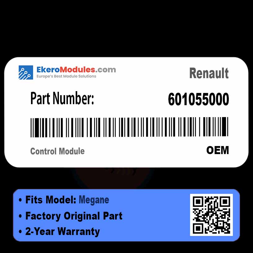 601055000 Control Module | Renault Megane | Genuine OEM Part