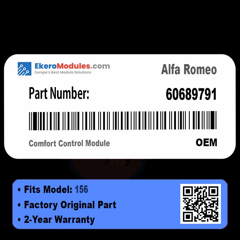 60689791 Comfort Control Module | Alfa Romeo 156 | Genuine OEM Part