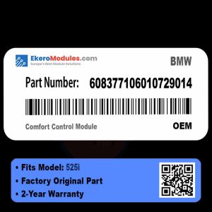 608377106010729014 Comfort Control Module | BMW 525i | Genuine OEM Part