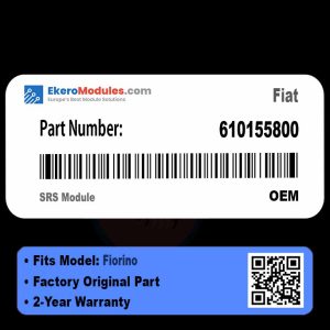 610155800 SRS Module | Fiat Fiorino | Genuine OEM Part