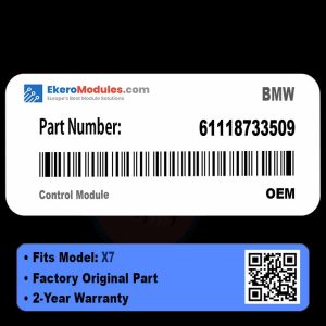 61118733509 Control Module | BMW X7 | Genuine OEM Part
