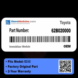 62B020000 Immoblizer Module | Toyota BZ4X | Genuine OEM Part