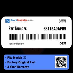 63115A0AFB9 Igniter Module | BMW iX3 | Genuine OEM Part