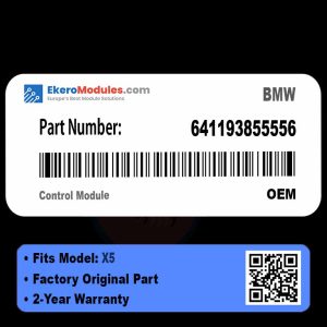 641193855556 Control Module | BMW X5 | Genuine OEM Part
