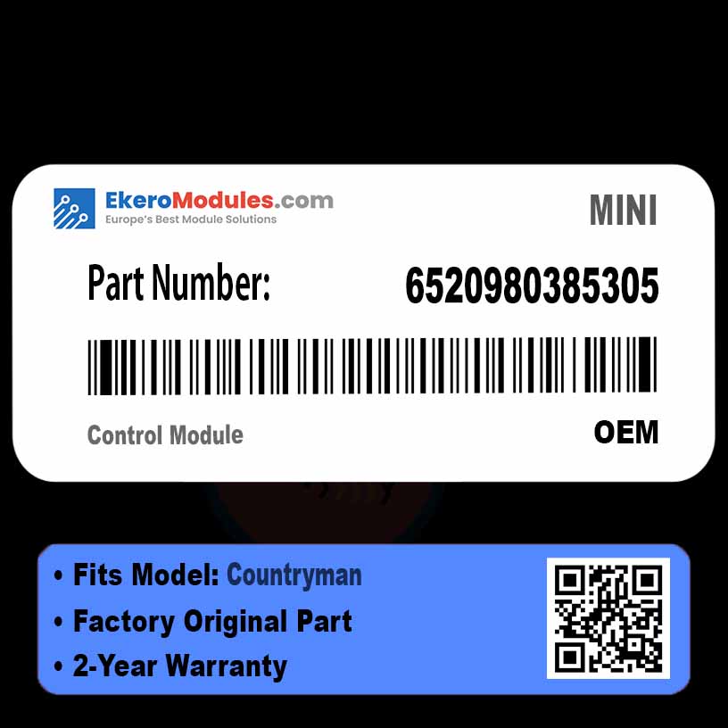 6520980385305 Control Module | MINI Countryman | Genuine OEM Part