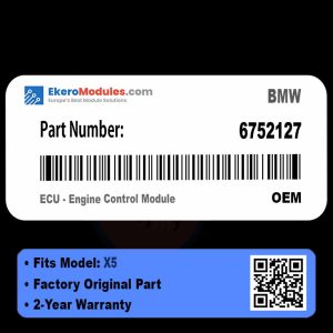 6752127 ECU - Engine Control Module | BMW X5 | Genuine OEM Part