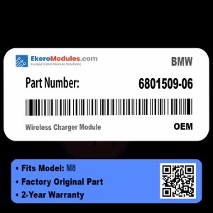6801509-06 Wireless Charger Module | BMW M8 | Genuine OEM Part