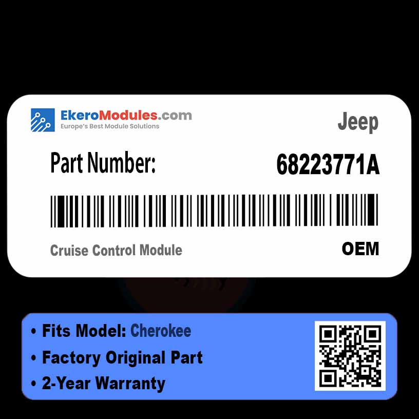 68223771A Cruise Control Module | Jeep Cherokee | Genuine OEM Part