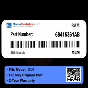 68415361AB SRS Module | RAM 1500 | Genuine OEM Part